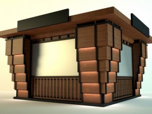 stall 3D Модель