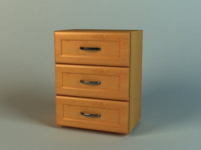 nigth stand Modello 3D .c4d .max .obj .3ds .fbx .stl .blend 