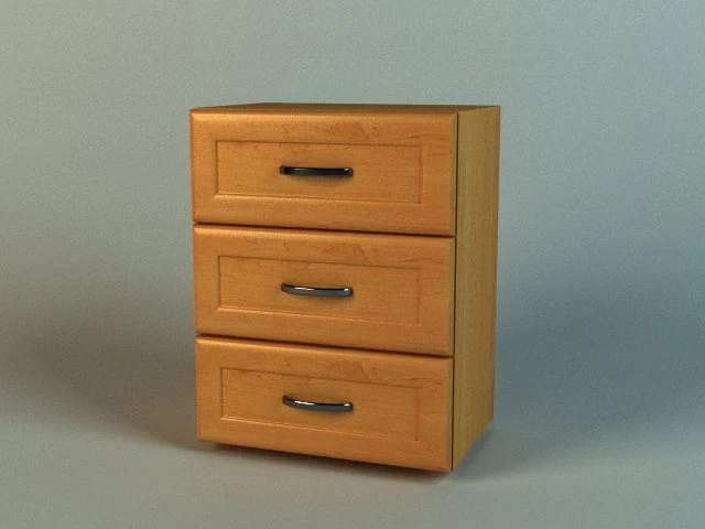 nigth stand 3D Model .c4d .max .obj .3ds .fbx .stl .blend 