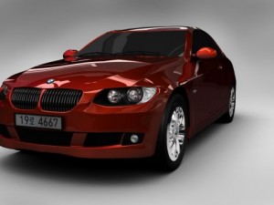 bmw 3 coupe Modello 3D
