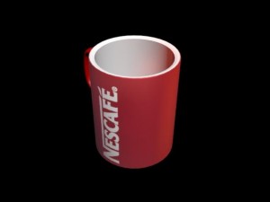 nescafe cup Modelo 3D