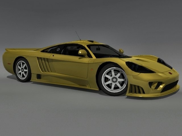 saleen s7 3Dモデル .c4d .max .obj .3ds .fbx .stl .blend 