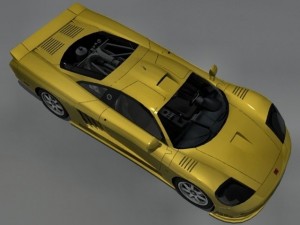 saleen s7 3Dモデル