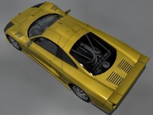 saleen s7 3Dモデル