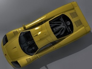 saleen s7 3Dモデル