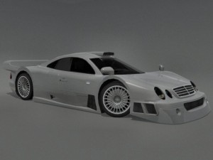 mercedesbenz clkgtr Model 3D