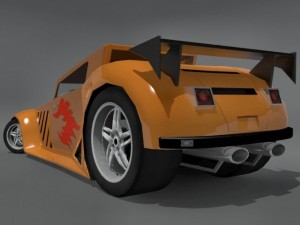 titan hotrod 3D Model