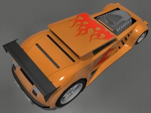 titan hotrod 3D Model