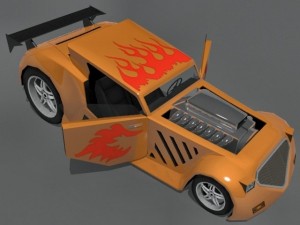 titan hotrod 3D Model