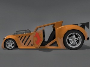 titan hotrod 3D Model