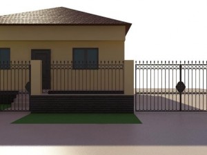 wrought iron fences 3D Model