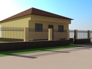 wrought iron fences Model 3D