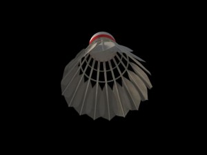 shuttlecock Model 3D