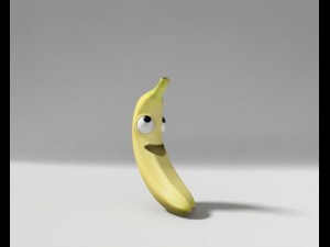banana 3D-Modell