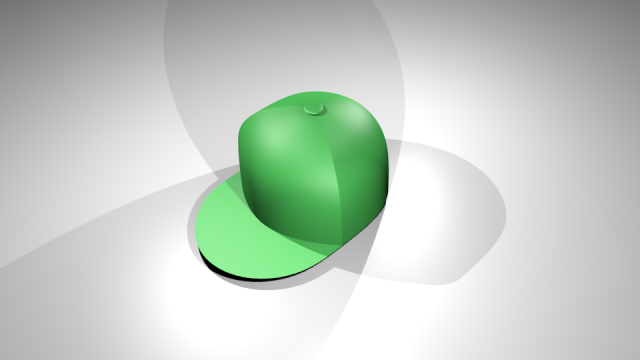 hip hop cap Model 3D .c4d .max .obj .3ds .fbx .stl .blend 