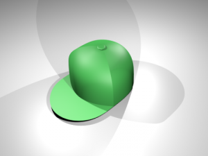 hip hop cap 3D-Modell