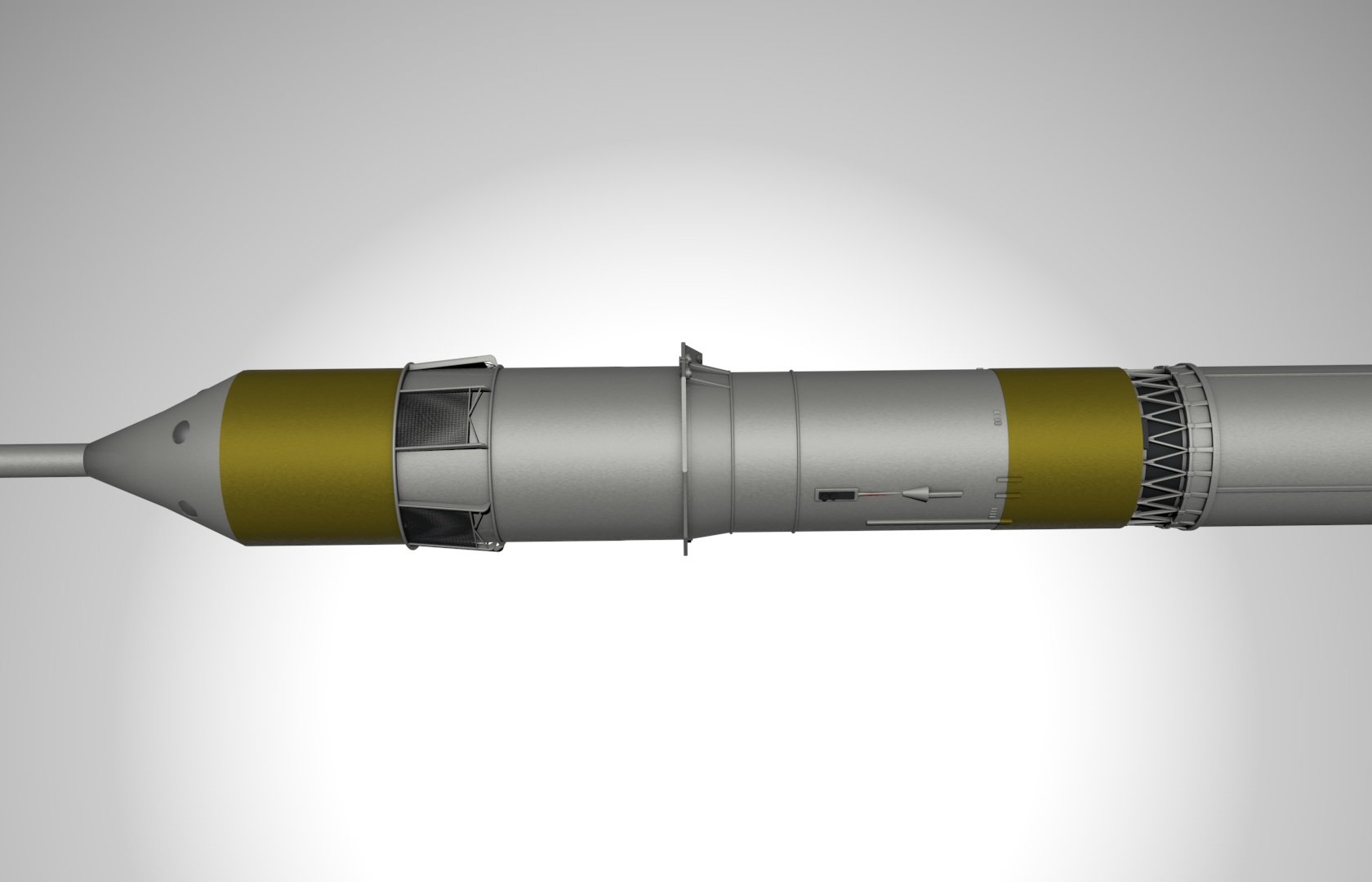 Rust rocket 3d model фото 12