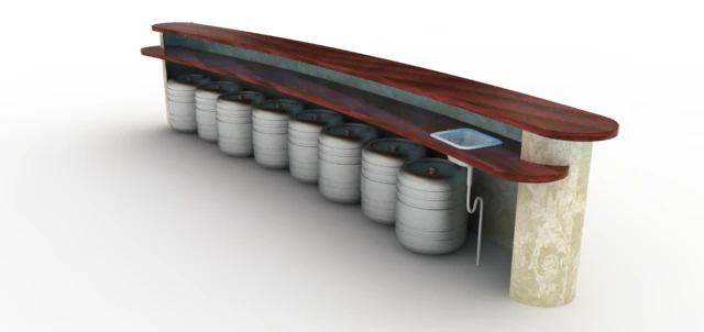 bar 3D Model .c4d .max .obj .3ds .fbx .stl .blend 