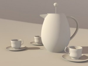 cafetiere 3D Модель