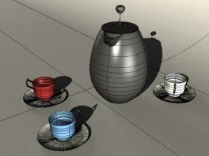 cafetiere 3D Model