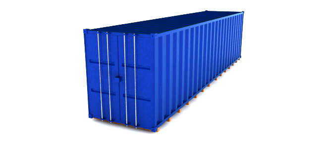 shipping container 3D Model .c4d .max .obj .3ds .fbx .stl .blend 