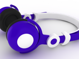 stereo headphones 3D Модель