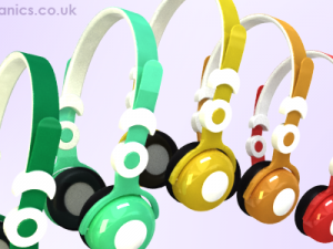 stereo-hoofdtelefoon 3D Model