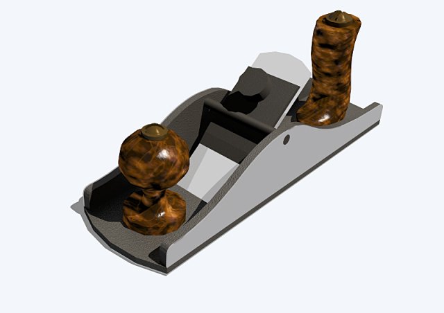 plane carpenter 3D Model .c4d .max .obj .3ds .fbx .stl .blend 