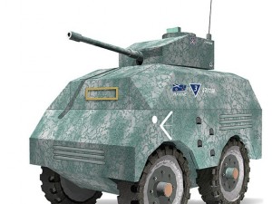 armored car 3D Модель
