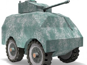 armored car 3D Model