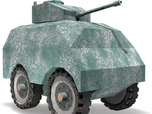 armored car 3D Model