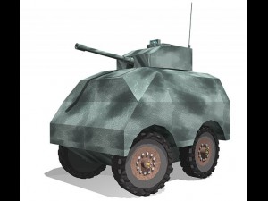 armored car 3D Model