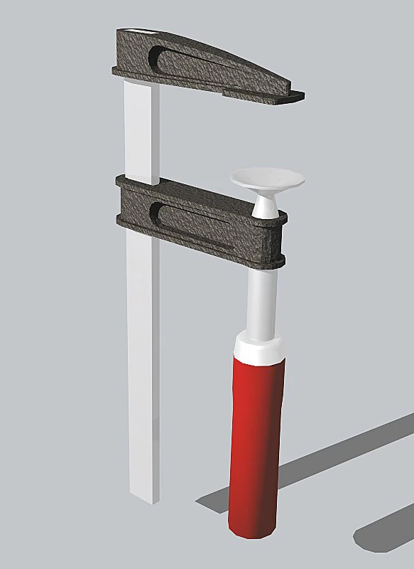 clamp 3D Model .c4d .max .obj .3ds .fbx .stl .blend 