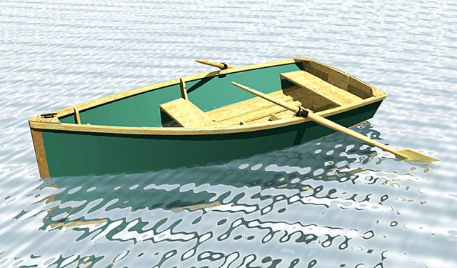 boat Model 3D .c4d .max .obj .3ds .fbx .stl .blend 