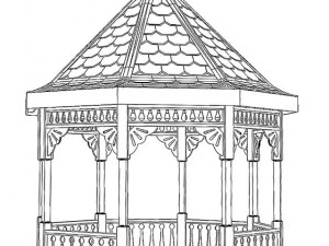 gazebo 3D Модель