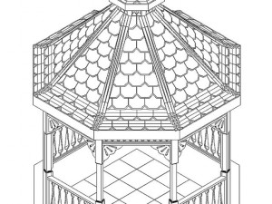 gazebo Modèle 3D