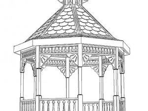 gazebo 3D Model
