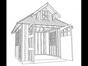 shed08 3D Model