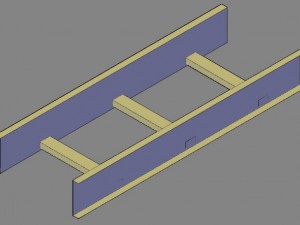 cable ladder 3D Model