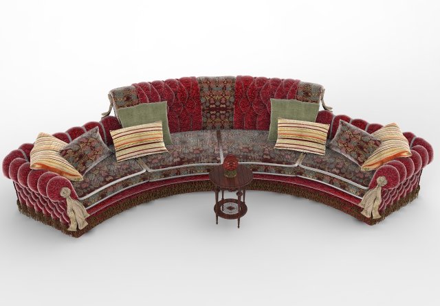 sofa Model 3D .c4d .max .obj .3ds .fbx .stl .blend