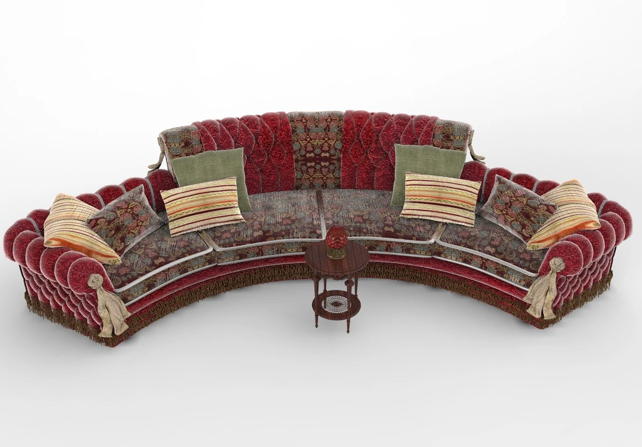 sofa 3D Model .c4d .max .obj .3ds .fbx .stl .blend 