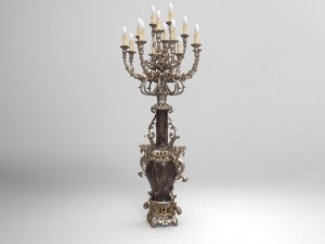 column light Modelo 3D