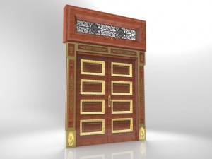 classic door Modelo 3D