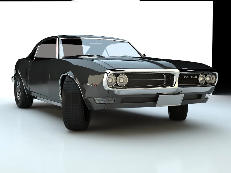 pontiac firebird 3D Model .c4d .max .obj .3ds .fbx .stl .blend 