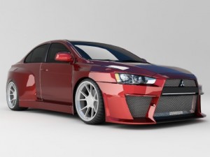 lancer evolution 10 Model 3D
