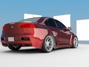 lancer evolution 10 3D मॉडल