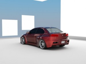 lancer evolution 10 3D मॉडल