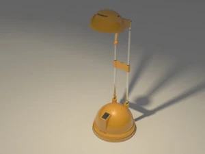 wysuwana lampa Model 3D