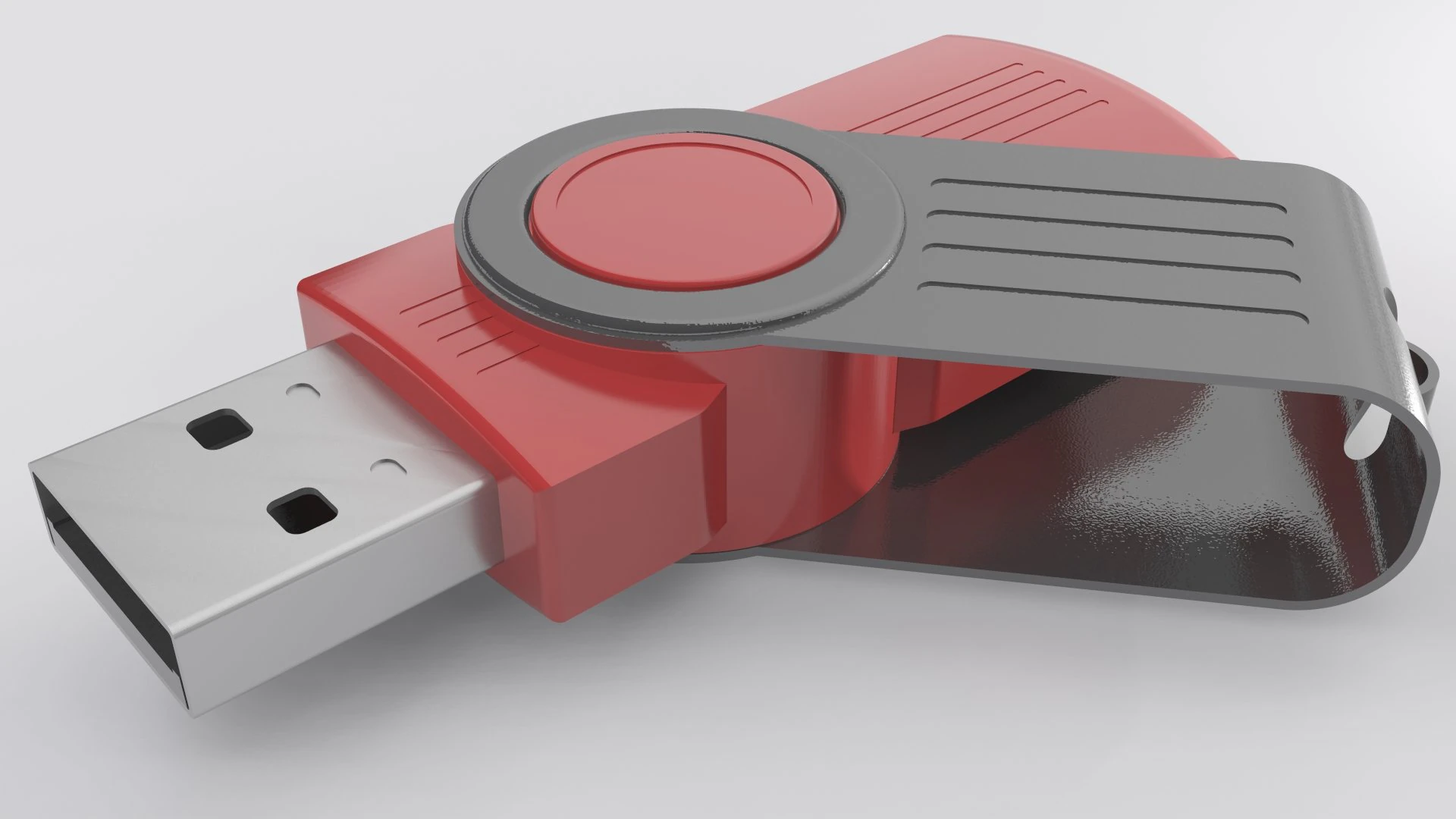 usb key 3D Model .c4d .max .obj .3ds .fbx .stl .blend 
