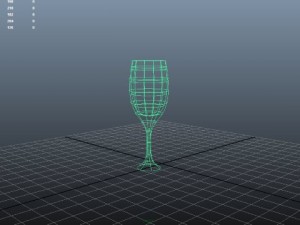 wine glass 3Dモデル
